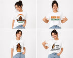 Main Bhi Cockroach Graphic Printed Regular T-Shirt for Men & Women, CJP Statement Graphic Tee, Different Designs, Gen Z Cockroach Print Graphic White T-Shirt