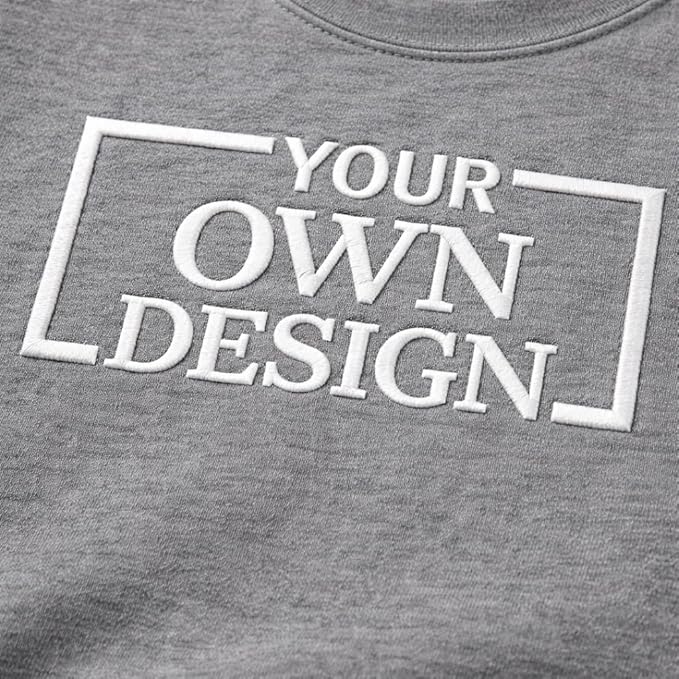 Personalized Embroidery Unisex T-Shirt, Minimal Chest Logo Custom Tee, Different Placement for Text & Logo, Design Your Tee, Design Your Random Text in Full Embroidery, Casual Wear, Pure Cotton