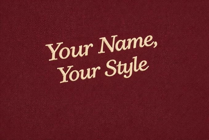 Customized Embroidered T-Shirt, Personalized Tee, Choose Phrase, Font and Thread Color for Any Occasion, Add Your Custom Text Name, Pure Cotton, Design Your Tee, Unique Gift, Chest Embroidery
