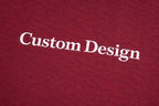 Personalized Embroidered Name Unisex T-Shirts, Choose Phrase, Font and Embroidery Thread Color, Pure Cotton, Short Sleeve Crewneck T-Shirts, Design Your Tee, Minimal Chest Embroidery