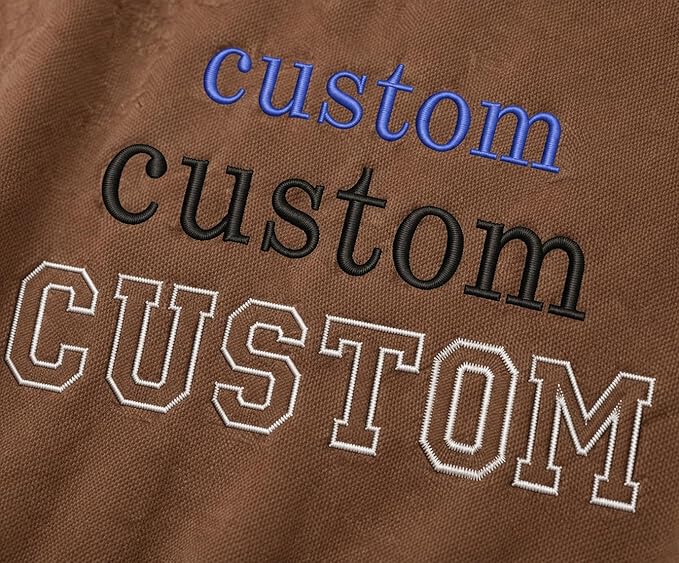 Custom Embroidery T-Shirts for Men & Women, Choose Phrase, Font and Embroidery Color for Any Occasion, Unique Gift, Pure Cotton, Regular Fit, Different Color Options, Minimal Chest Embroidery