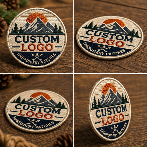 Custom Embroidery Logo Patch – Personalized Iron-On / Sew-On Badge for Jackets, Hats, Uniforms & Branding