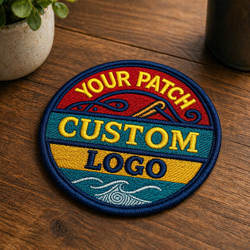Custom Embroidery Logo Patch, Personalized Iron-On / Sew-On Badge, Premium Quality Custom Patch, Different Shapes