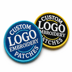Premium Custom Embroidery Logo Patches High-Quality Sew-On / Iron-On Badges, Design Your Badges, Company Logo Embroidery Patches
