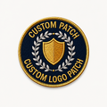 Premium Custom Embroidery Patch, Luxury Logo Badge with Detailed Stitching, Sew on, Iron on, Velcro, Design Your Logo