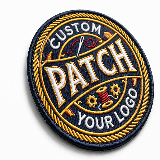 Premium Personalized Embroidered Patch, High-Quality Logo Badge with Detailed Stitching, Multiple Backing Style, Different Sizes, Logo Patches, Patch for Backpacks, Jacket, School, Team, Group