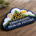 Personalized Logo Embroidered Patch, Premium Quality Durable Stitch Badge, Personalized Logo Image Text for Jackets, Backpacks, School, (Upload Your Design)