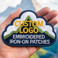 Personalized Logo Embroidered Patch, Premium Quality Durable Stitch Badge, Personalized Logo Image Text for Jackets, Backpacks, School, (Upload Your Design)