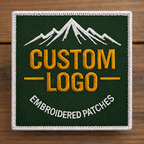 Custom Embroidered Patches, Personalized Logo Patches, Iron On/Sew On/Hook & Loop – Design Your Own Patch for Hats, Backpacks, Clothes, Military, Uniforms, Business,