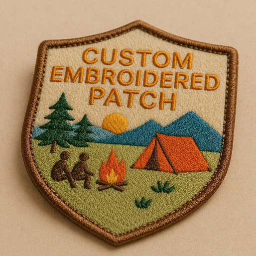 Custom Embroidered Patch – Personalized Logo Badge | Premium Quality Iron-On / Sew-On Patch