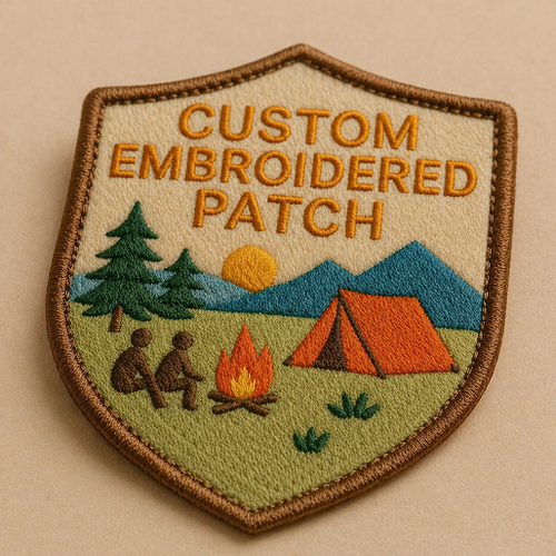 Custom Embroidered Patch – Personalized Logo Badge | Premium Quality Iron-On / Sew-On Patch