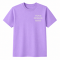 Personalized Embroidery T-Shirt for Men & Women, Custom Name Embroidered Cotton T Shirt, Minimal Chest Embroidered Custom Tee, Unisex Casual Gift, Different Placement for Text, Design Your Tee