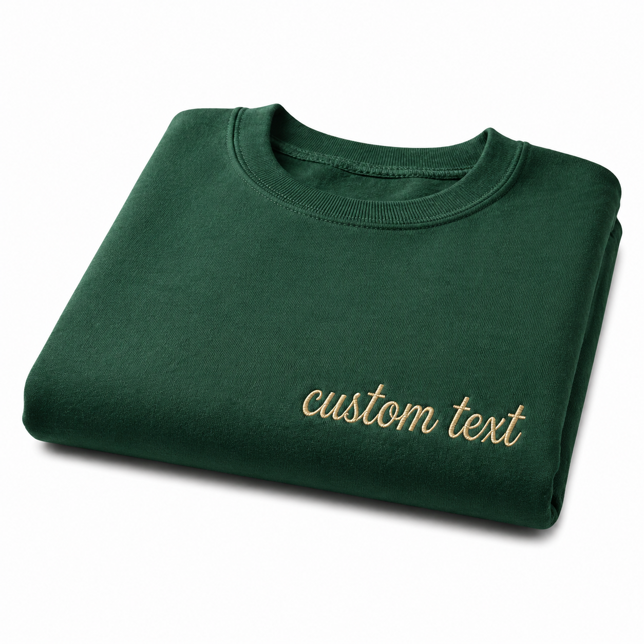 Personalized Embroidery T-Shirt for Men & Women, Random Texts & Phrases, Short Sleeve Crewneck T-Shirts, 100% Pure Cotton, Choose Phrase, Font and Thread Color for Any Occasion, Make Your Own T-shirts