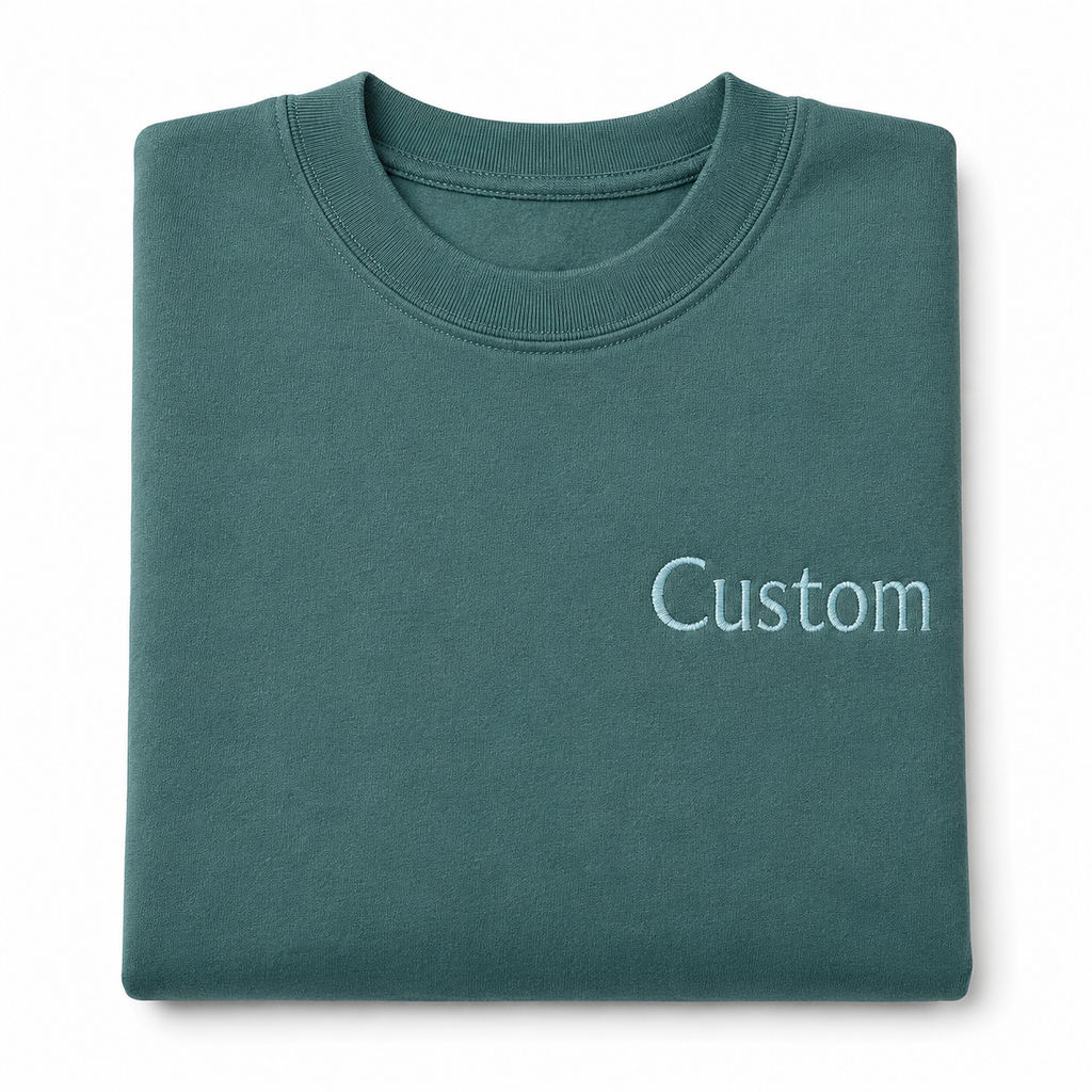 Customized Embroidery Unisex T-shirts, Custom Name / Text Embroidery Tee for Men & Women, Cotton Round Neck Custom Embroidery T-Shirt, Unique Gift, 100% Pure Cotton, Random Texts & Phrases, Regular Fit, Design Your Tee