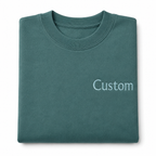 Customized Embroidery Unisex T-shirts, Custom Name / Text Embroidery Tee for Men & Women, Cotton Round Neck Custom Embroidery T-Shirt, Unique Gift, 100% Pure Cotton, Random Texts & Phrases, Regular Fit, Design Your Tee