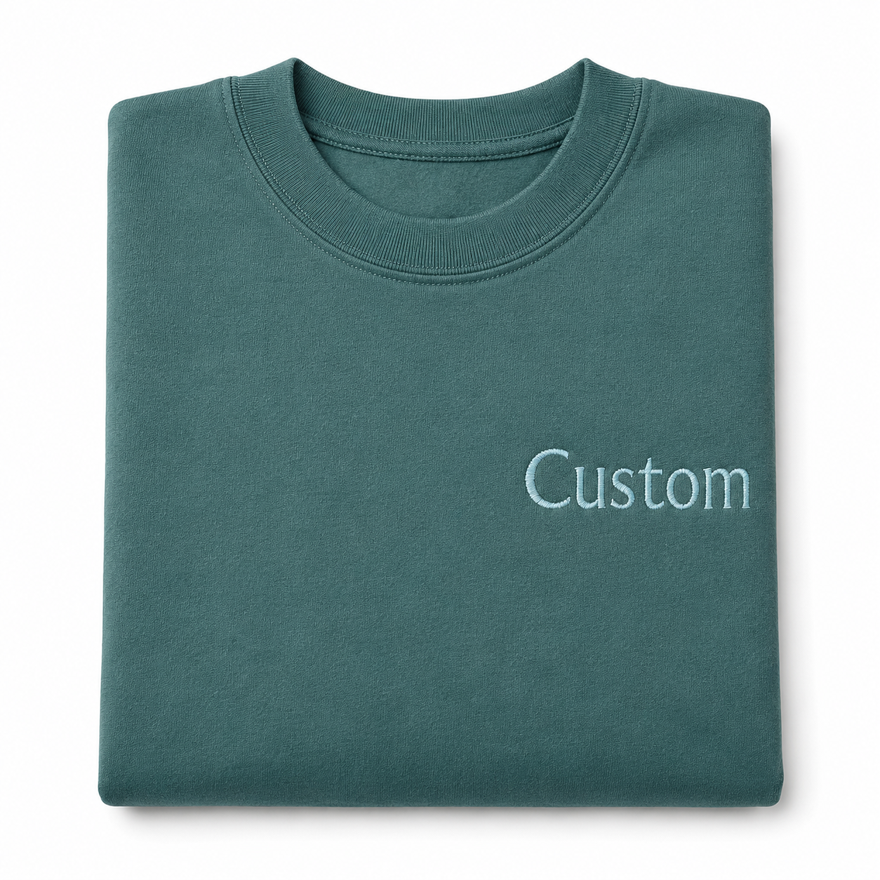 Customized Embroidery Unisex T-shirts, Custom Name / Text Embroidery Tee for Men & Women, Cotton Round Neck Custom Embroidery T-Shirt, Unique Gift, 100% Pure Cotton, Random Texts & Phrases, Regular Fit, Design Your Tee
