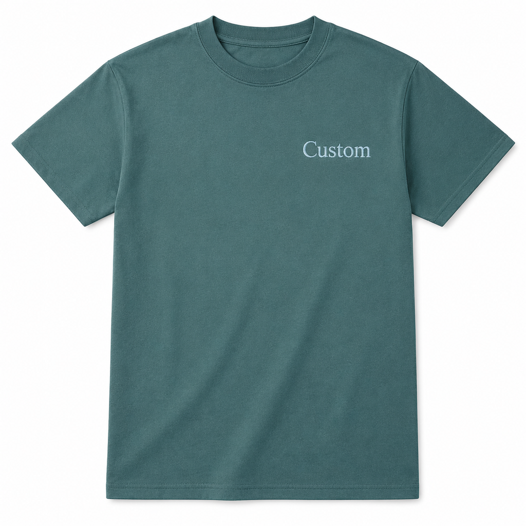 Customized Embroidery Unisex T-shirts, Custom Name / Text Embroidery Tee for Men & Women, Cotton Round Neck Custom Embroidery T-Shirt, Unique Gift, 100% Pure Cotton, Random Texts & Phrases, Regular Fit, Design Your Tee