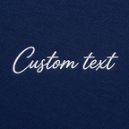 Customized Embroidery T-Shirts for Men & Women, Choose Phrase, Font and Embroidery Thread Color, Random Quotes or Text, Different T-Shirts Colors, Round Neck Half Sleeves Tee, Pure Cotton Regular Fit, Front & Back Embroidery