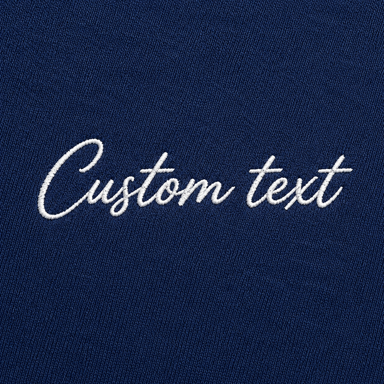 Customized Embroidery T-Shirts for Men & Women, Choose Phrase, Font and Embroidery Thread Color, Random Quotes or Text, Different T-Shirts Colors, Round Neck Half Sleeves Tee, Pure Cotton Regular Fit, Front & Back Embroidery