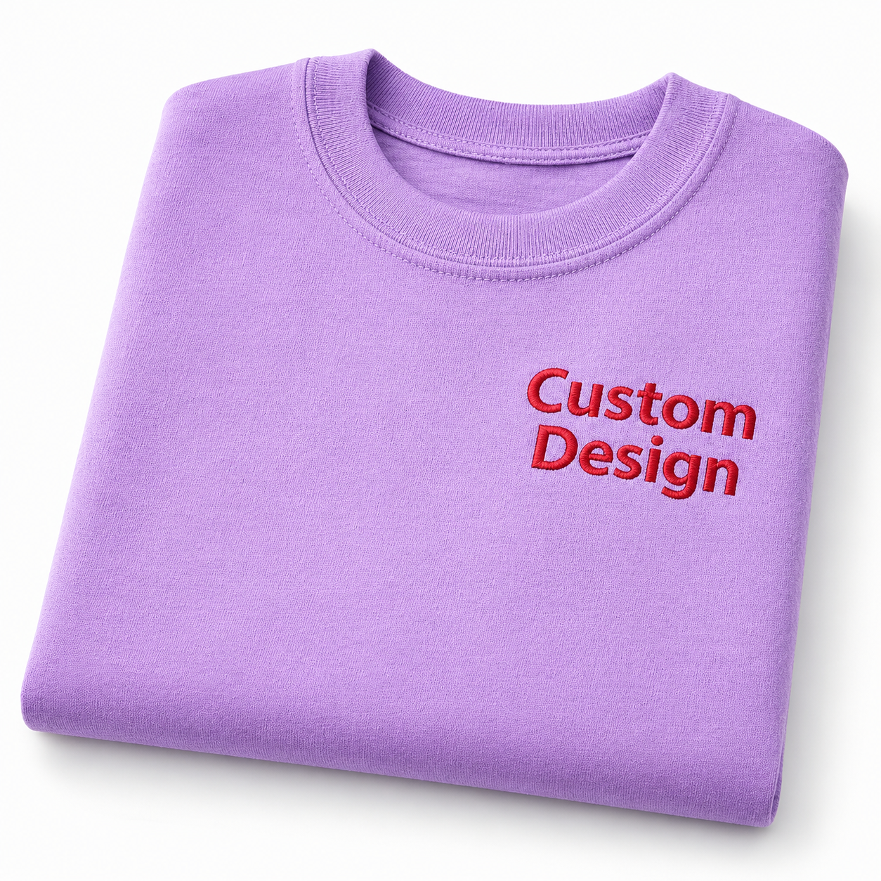 Design Your Embroidery T-Shirts with Text, Choose Phrase, Font and Embroidery Color for Any Occasion, Custom Name Embroidered Tee, Personalized Gift Apparel, 100% Cotton, Regular fit, Multiple Color Options, Different Placements For Text
