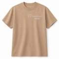 Personalized Embroidered Name T-Shirts for Men & Womens, Minimal Chest Embroidery, Different Placement for Text, Front & Back Embroidery, Unisex Regular Fit