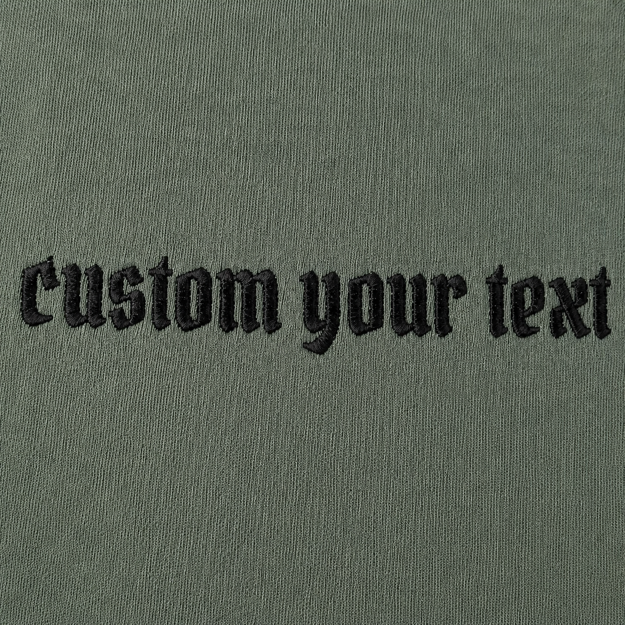 Personalized Embroidered Text  T-shirt, Custom Colors Tee,Custom Birthday Gift, Minimal Embroidery T-Shirt, personalize your own design, Make Your own Tee,