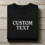 Custom Embroidered Sweatshirt for Women & Men Personalized Text Crewneck Sweatshirt- Custom Name Embroidery Pullover Gift