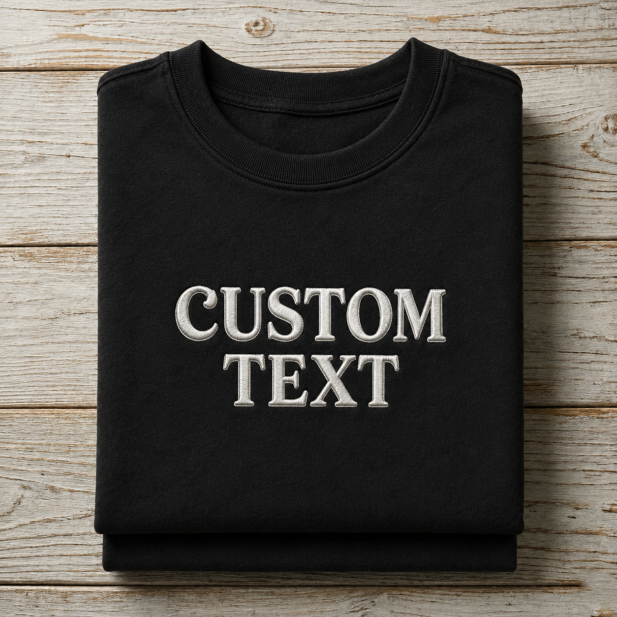 Custom Embroidered Sweatshirt for Women & Men Personalized Text Crewneck Sweatshirt- Custom Name Embroidery Pullover Gift