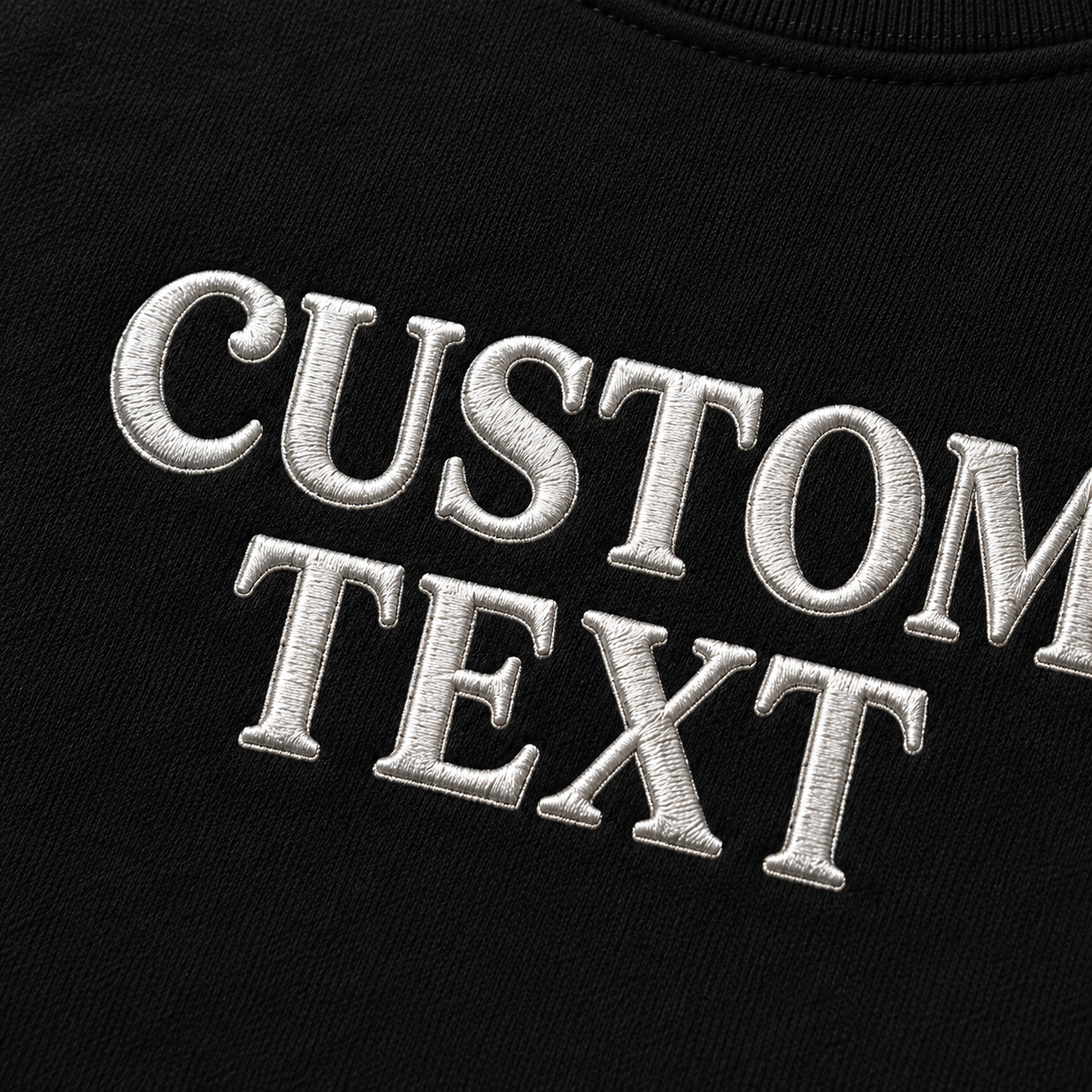 Custom Embroidered Sweatshirt for Women & Men Personalized Text Crewneck Sweatshirt- Custom Name Embroidery Pullover Gift
