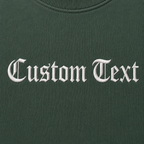 Customized Embroidered Unisex T-Shirt Personalized Name & Text Tee with Premium Visible Thread Embroidery, Front & Back Embroidery Design, Design your Tee, Gift Apparel, 100% Pure Cotton, Regular Fit