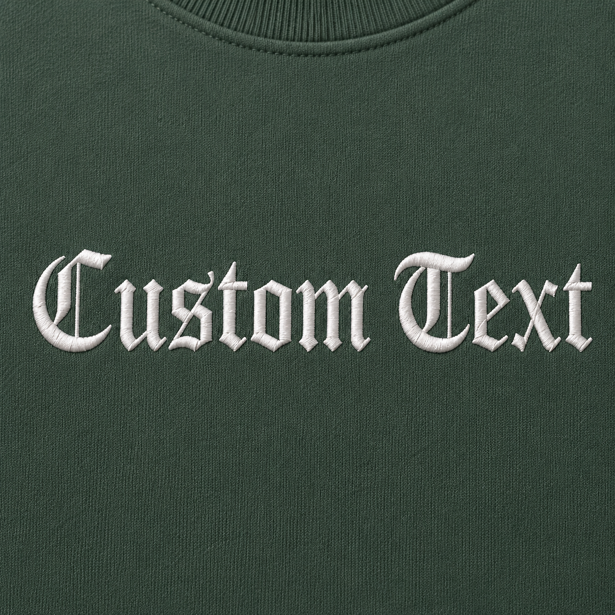Customized Embroidered Unisex T-Shirt Personalized Name & Text Tee with Premium Visible Thread Embroidery, Front & Back Embroidery Design, Design your Tee, Gift Apparel, 100% Pure Cotton, Regular Fit