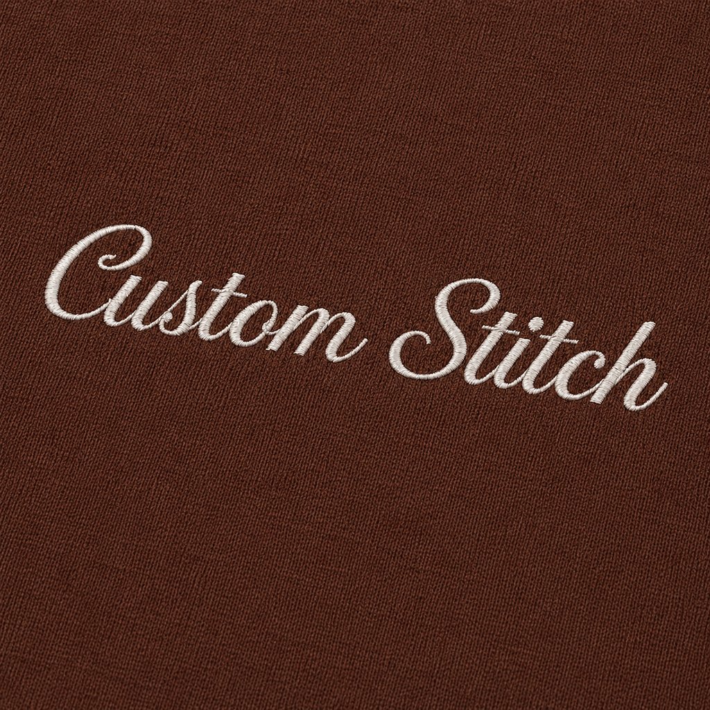 Custom Stitch Embroidered Unisex T-Shirt  Premium Cotton Crew Neck Tee Unisex Casual Fashion Shirt, Front & Back Embroidery, Multiple Color Options, Different Text options