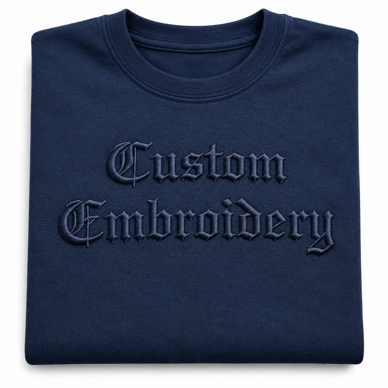 Design Your own Personalized T-Shirt with Name, Unisex Regular Fit, Custom with Your Own Design or Text, Chest Embroidery, 100% Pure Cotton, Different Color Options, Gift for Him/Her