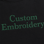 Customized Embroidered Text, Name Unisex Sweatshirts, Add Your Own Custom Text, Personalized Embroidery Gift, Front & Back Embroidery, Different Placements, Regular Fit, Design Your Pullover,