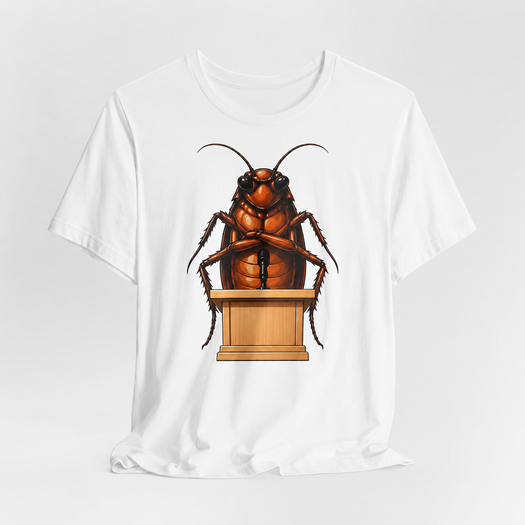 Cockroach Janta Party Graphic Regular T-Shirt | Funny Gen Z Meme Streetwear Tee for Men & Women