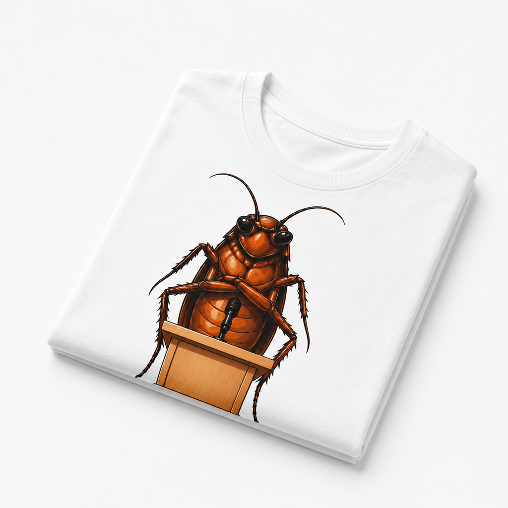 Cockroach Janta Party Graphic Regular T-Shirt | Funny Gen Z Meme Streetwear Tee for Men & Women