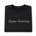 Personalized Custom Embroidered Unisex Sweatshirt  Premium Custom Name Crewneck Sweatshirt, Custom Gift for Men & Women, Premium Embroidery Stitching
