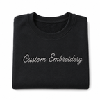 Personalized Custom Embroidered Unisex Sweatshirt  Premium Custom Name Crewneck Sweatshirt, Custom Gift for Men & Women, Premium Embroidery Stitching