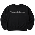 Personalized Custom Embroidered Unisex Sweatshirt  Premium Custom Name Crewneck Sweatshirt, Custom Gift for Men & Women, Premium Embroidery Stitching
