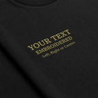 Custom Embroidered Sweatshirt,  Personalized Text Crewneck Sweatshirt ,  Minimalist Embroidery Pullover, Custom Name Gift Sweatshirt,