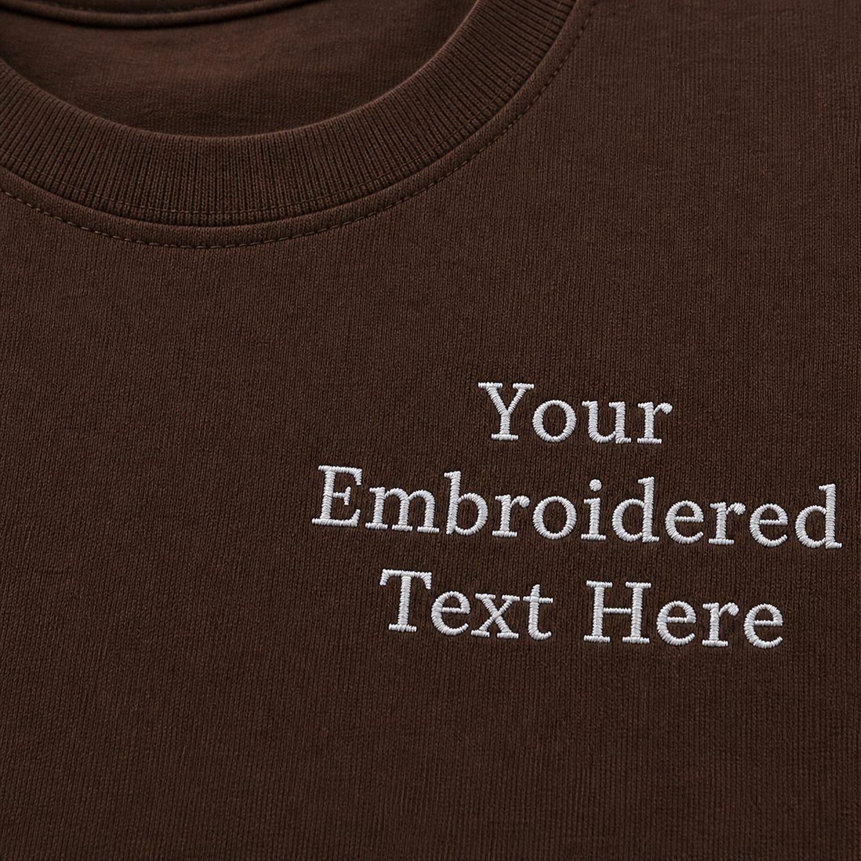 Customized Embroidery T-shirts, Custom Name Embroidery Tee for Men & Women, Cotton Round Neck Custom Embroidery T-Shirt, Unique Gift, 100% Pure Cotton, Random Texts & Phrases, Regular Fit