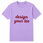 Design Your Name on T-Shirt in Full Embroidery Stitch, Custom Embroidered Unisex T-Shirts, Different Placement for Text, Front & Back Embroidered, Chest Embroidery Design, Regular Fit, Pure Cotton