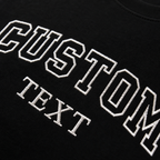 Custom Embroidered Unisex T-Shirt, Add Your Custom Text Name in Different Font Styles, Pure Cotton, Premium Embroidery Stitching, Random Text & Phrases, Minimal Chest Embroidery, Gift Apparel