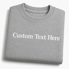 Personalized Embroidered Unisex T-Shirt, Add Your Custom Text Name, Pure Cotton, Design Your Random Text in Full Embroidery, Short Sleeve Crewneck T-Shirts, Regular Fit Apparel, Gift for Him/Her