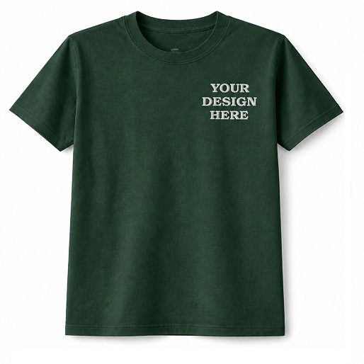 Personalized Embroidery T-Shirt for Men & Women, Custom Name Embroidered Cotton T Shirt, Unisex Casual Gift, Different Placement for Text, Design Your Tee