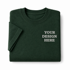 Personalized Embroidery T-Shirt for Men & Women, Custom Name Embroidered Cotton T Shirt, Unisex Casual Gift, Different Placement for Text, Design Your Tee