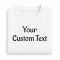 Personalized Embroidery T-Shirts for Men & Women, Choose Phrase, Font and Embroidery Color for Any Occasion, 100% Pure Cotton Regular Fit, Custom Name Embroidered Tee, Personalized Gift Apparel