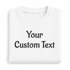 Personalized Embroidery T-Shirts for Men & Women, Choose Phrase, Font and Embroidery Color for Any Occasion, 100% Pure Cotton Regular Fit, Custom Name Embroidered Tee, Personalized Gift Apparel