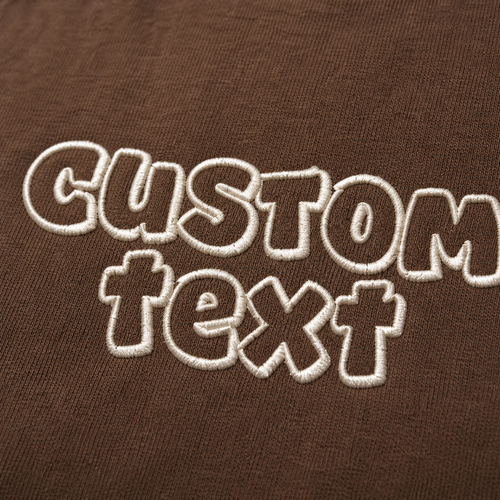 Custom Embroidered T-Shirt for Men & Women, Plain Cotton Tee with Text Embroidery Soft Casual Crew Neck Embroidered T-Shirt