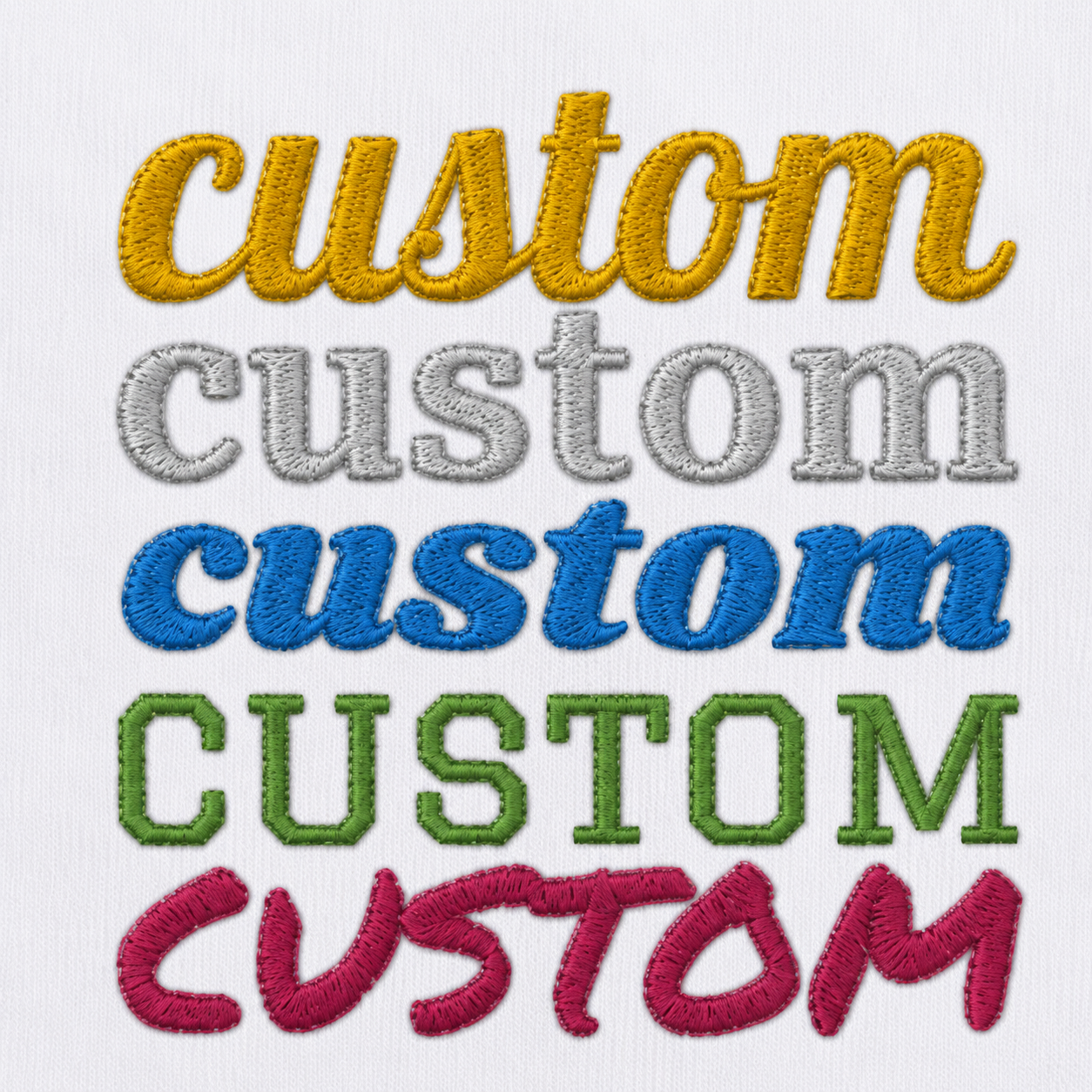 Custom Embroidered T-Shirt for Men & Women, Premium Cotton Tee, Personalized Cotton Casual T-shirts, Design your Tee, Front & back Embroidery, Regular Fit